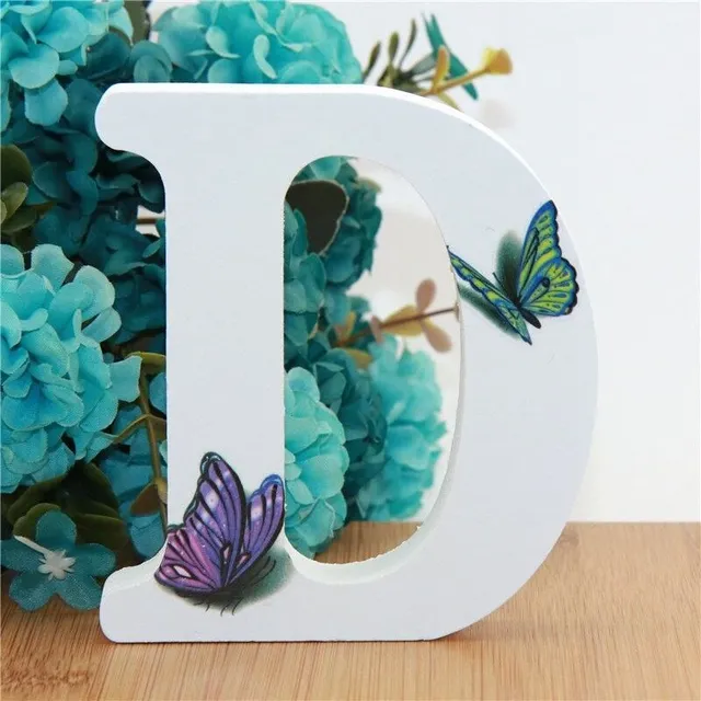 Decorative wooden letter butterfly K Tama dekorativni-drevene-pismeno-s-motyly-d