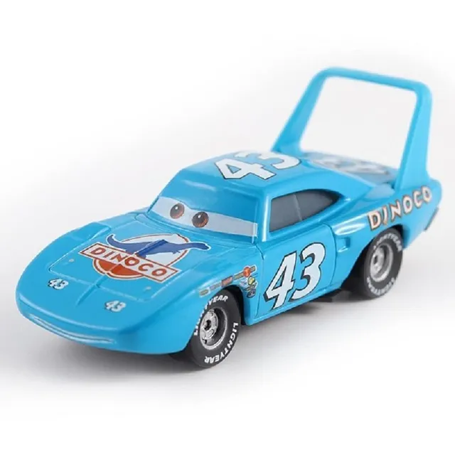 Children cars with the motive of the characters from the movie Cars 2