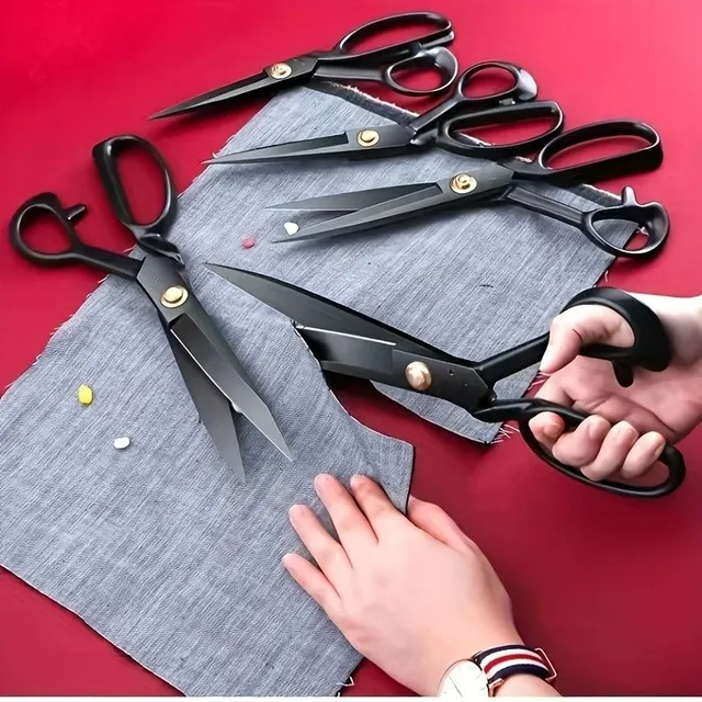 High-carbon steel tailors' scissors for right-handed workers