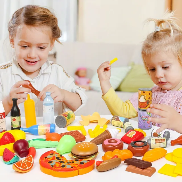 Jouet de cuisine avec nourriture pour enfants