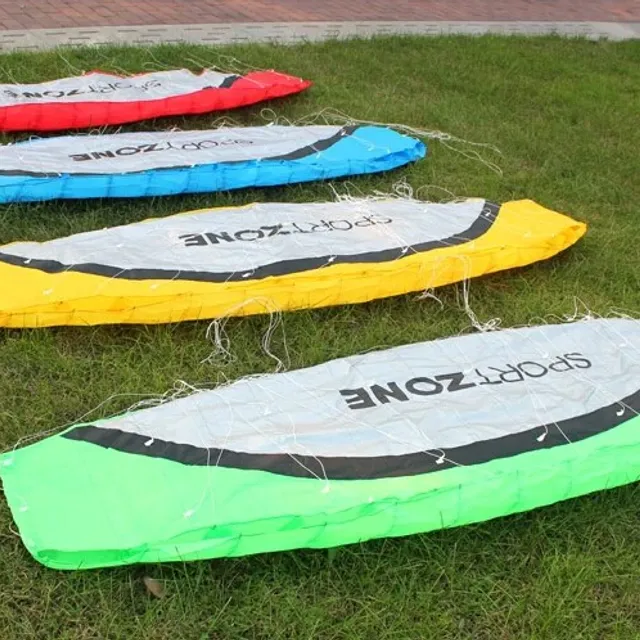 Large flying kite in the shape of a parachute - 4 colours