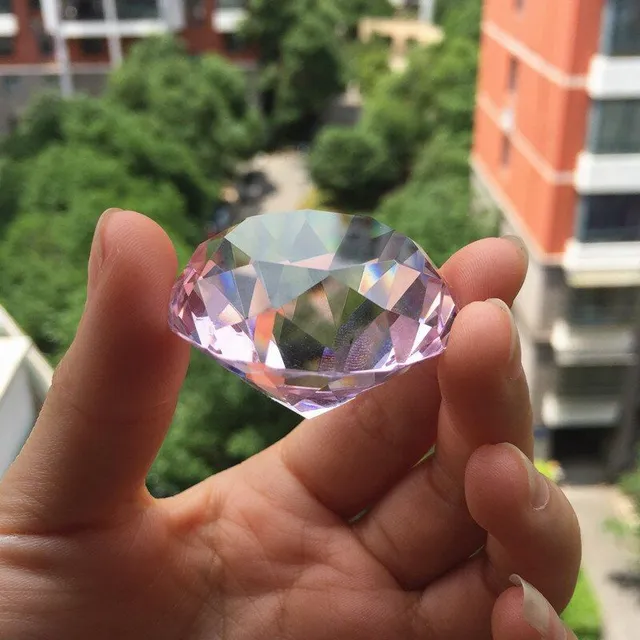 Decorative glass diamond C478