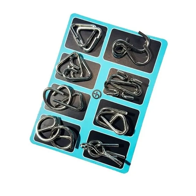 Metal puzzles 8 pcs