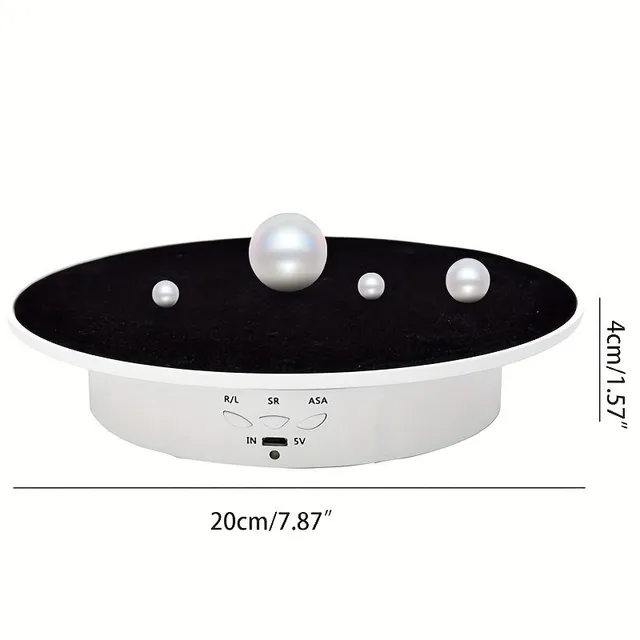 Elegant electric swivel stand Velvet - Automatic swivel stand with load capacity up to 8 kg for photographic products