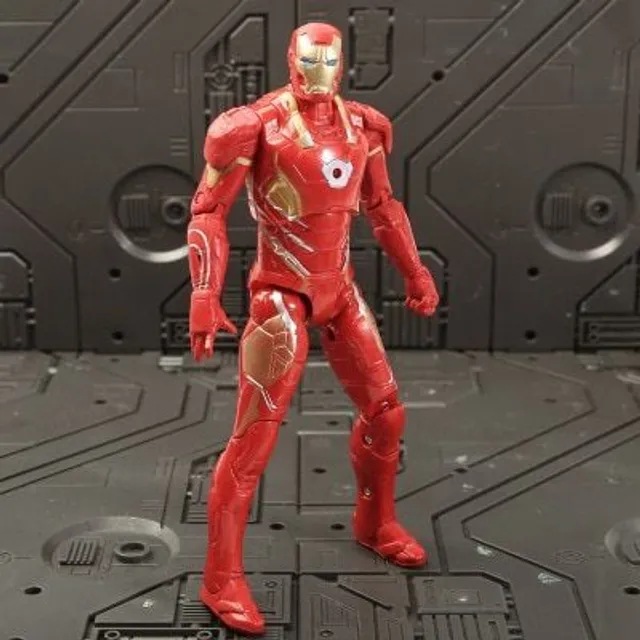 Action figures of popular superheroes