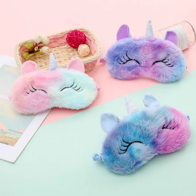 Cute Teddy Mask for Sleeping - Unicorn