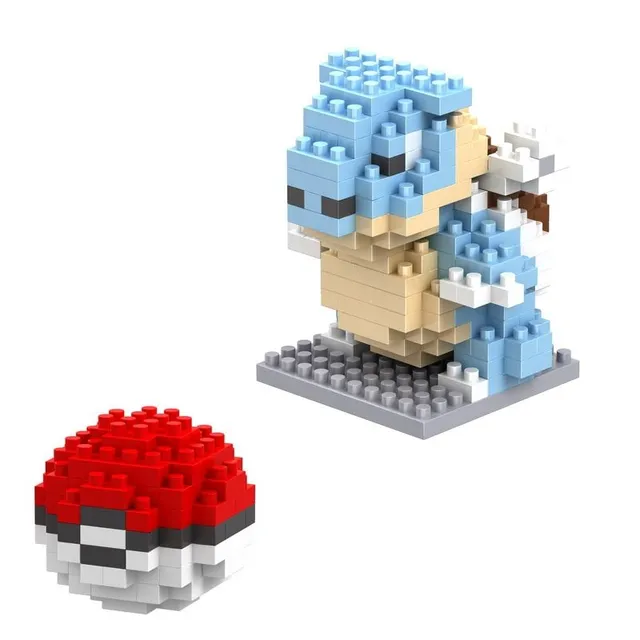 Set de construcție pentru copii Pokémon - figurină din cărămizi și Pokéball