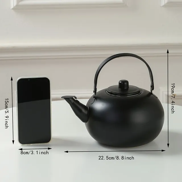 Stainless steel tea kettle with dispenser