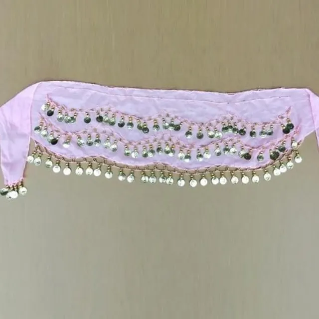 Belly dance scarf with coins