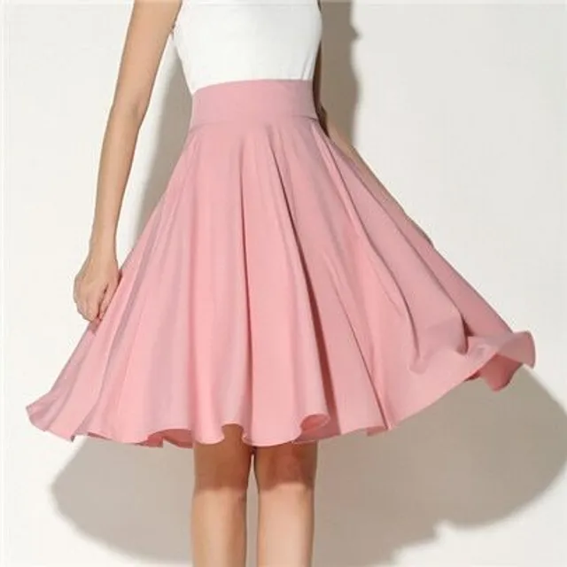 Women's elegant high waisted skirt