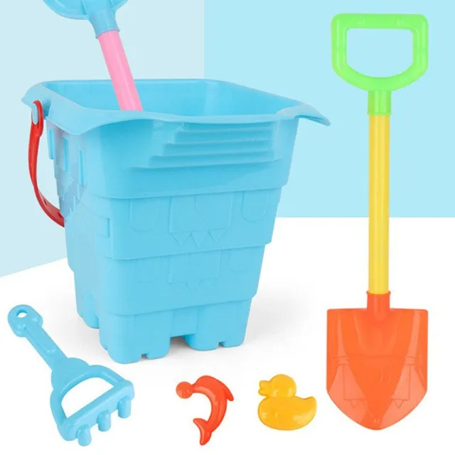 Set of soft silicone beach toys for children SandBox-Set