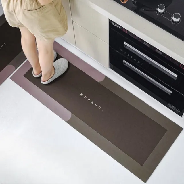 Super absorption anti-slip kitchen mat grey 45x70cm