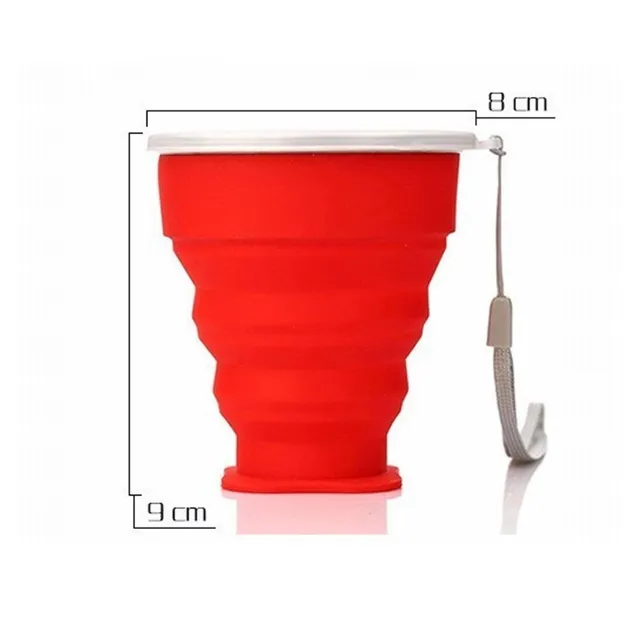 Foldable travel mug for drink