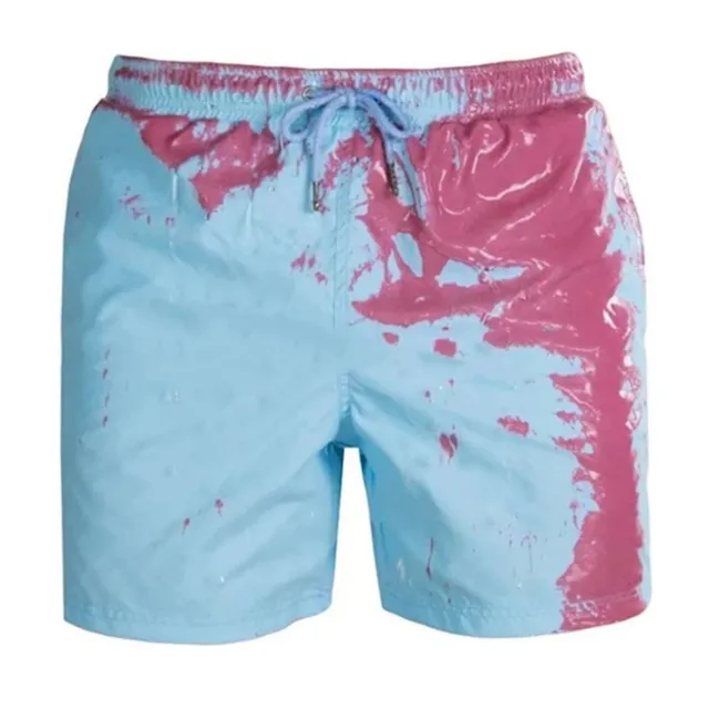 Maillots de bain modernes pour homme changeant de couleur