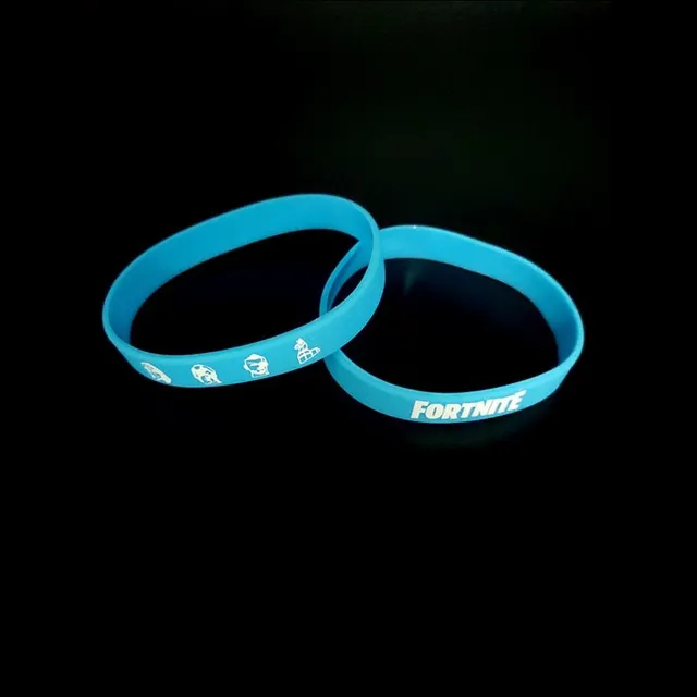 Stylish silicone bracelet with computer game motif