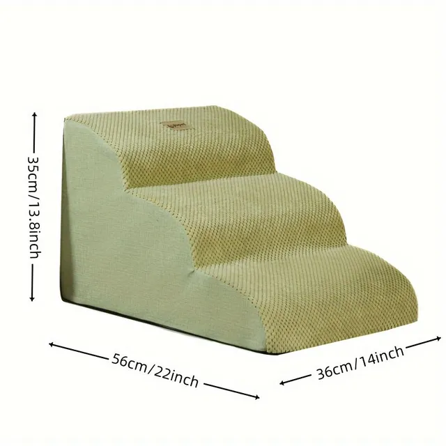 Stairs For Home Pets Rampa For Dogs Proslip Climbing Stairs For Older Dogs, Rampa Pro Dogs With Removable and Washable Cover Supplies For Home Pets