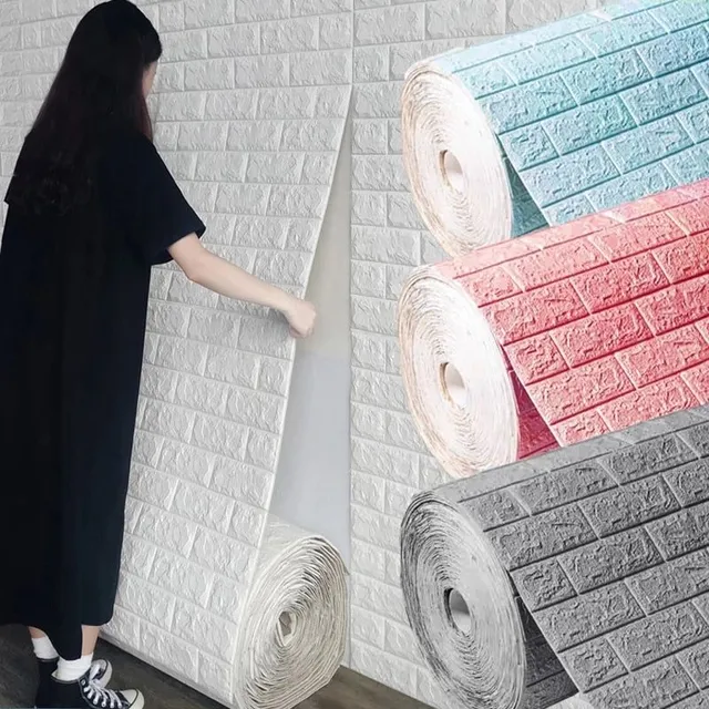 3D self-adhesive wallpaper