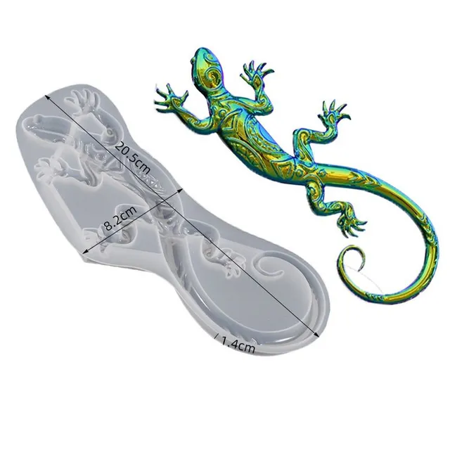 Silicone form lizard