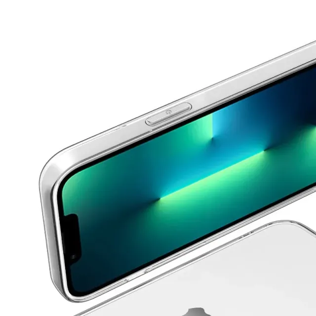 Ultra tenké průhledné silikonové pouzdro na iPhone s ochranným zadním krytem