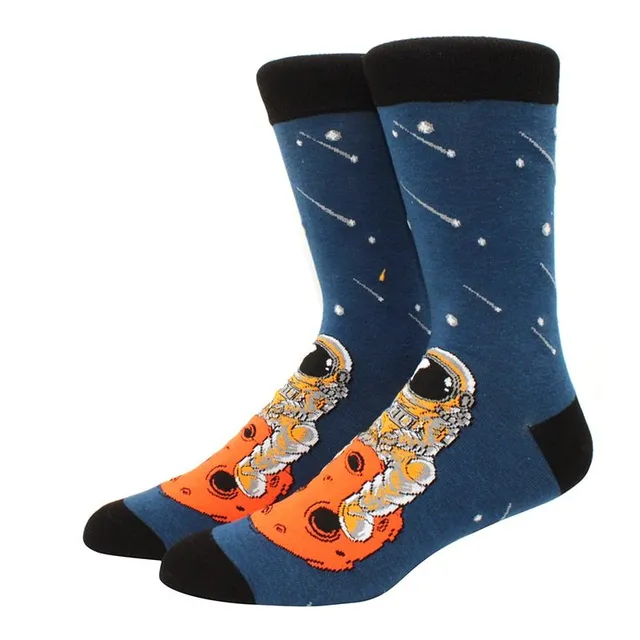 Funny colorful men socks for winter