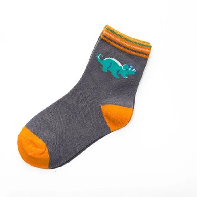 Detské ponožky s dinosaurami - 5 párov
