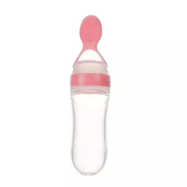 Children's vial with spoon for feeding