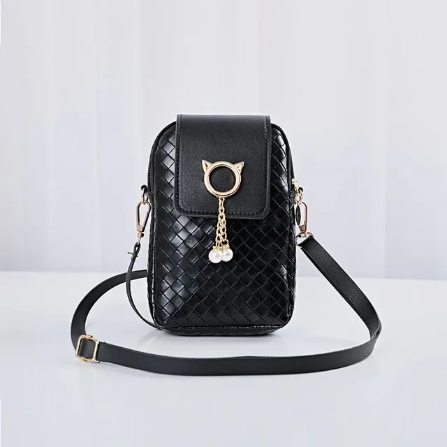 Geantă crossbody pentru femei cu decor adorabil de pisicuță