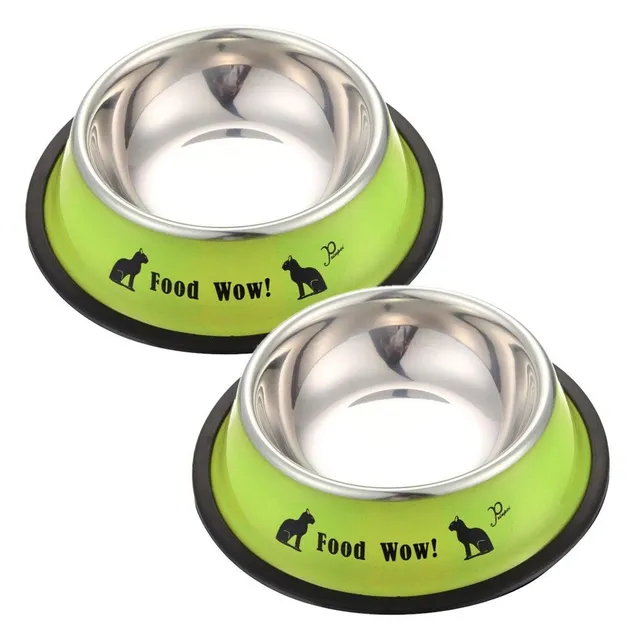 Stainless steel bowl for dogs and cats