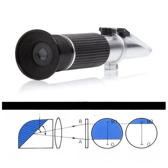 High quality refractometer for fruit pickers - alcohol meter