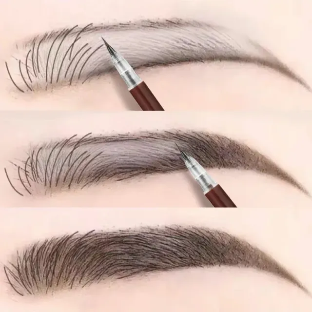 Special eyebrow drawing pencil - with a fine thin tip, achieving realistic appearance