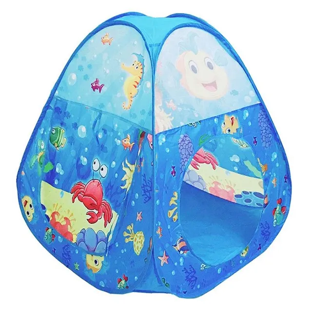 Children's tent with a tunnel and a playpen - Sea World