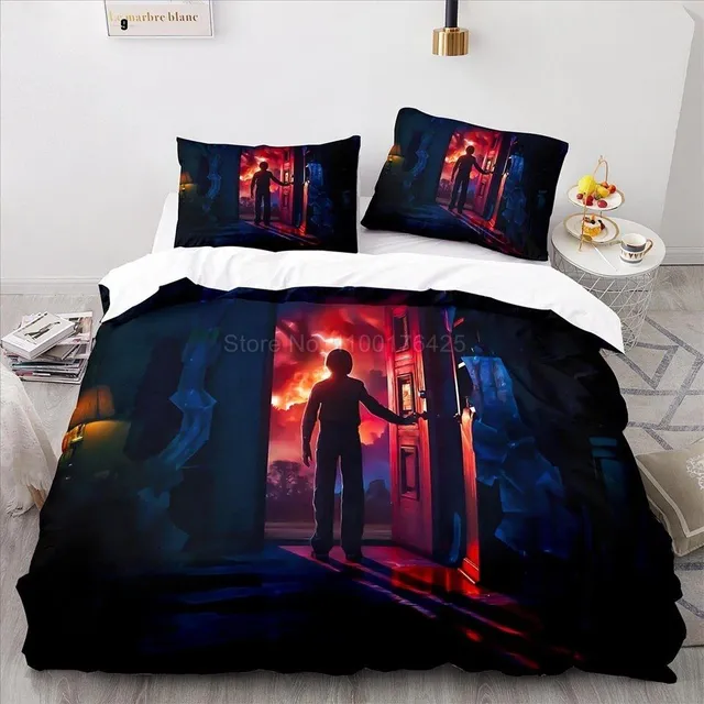 Stylish bed linen with Stranger Things Kelly print