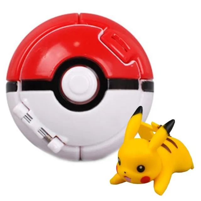 Pokémon z rzucaniem pokébal otwierający - różne typy