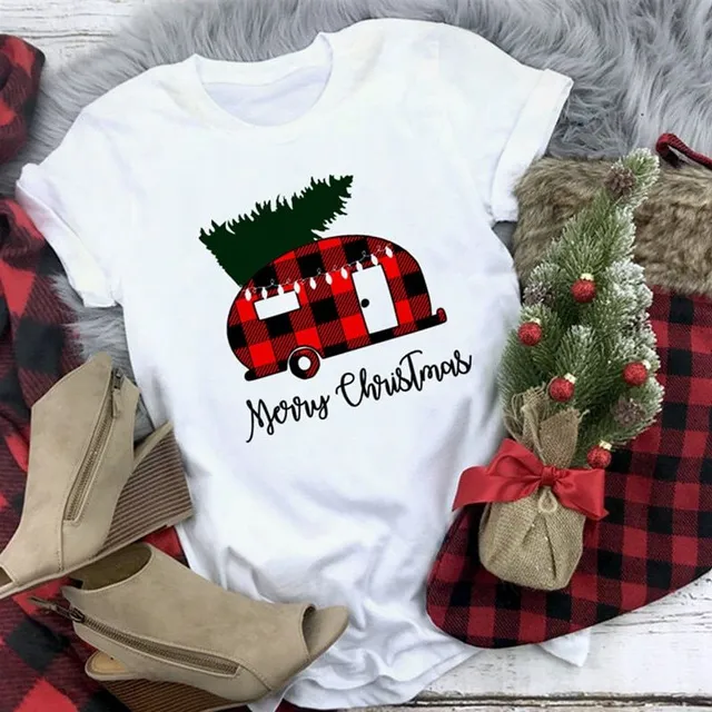 Tricou de Crăciun pentru femei Merry CH