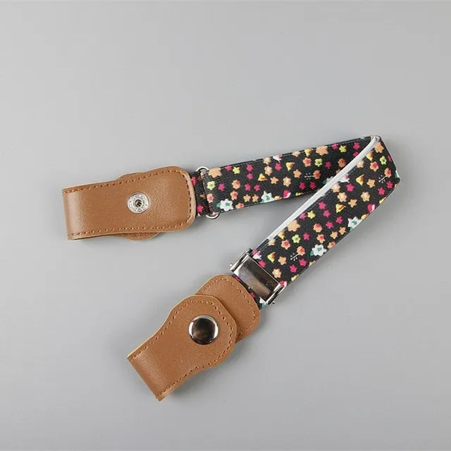 Modern unisex fabric belt without buckle