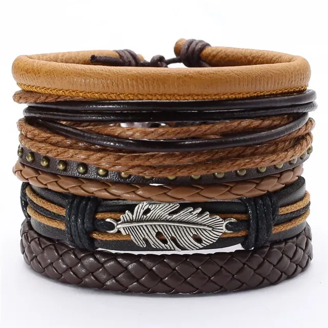 Leather bracelets JING JANG