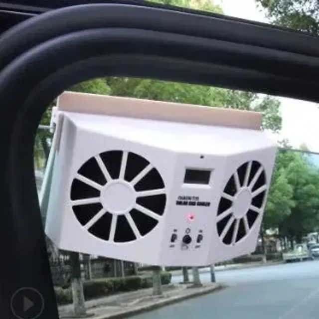 Solárny výfukový ventilátor pre auto