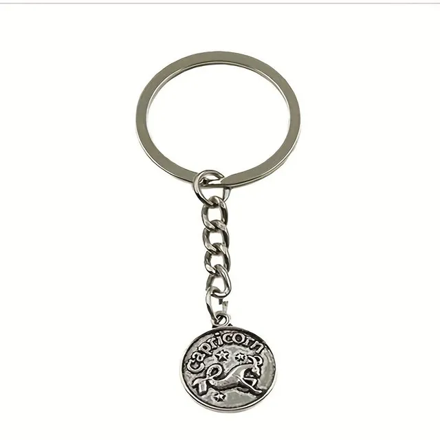 Keychain with 12 zodiac signs - Cancer, Beran, Lion, Weight, Virgin, Gemini