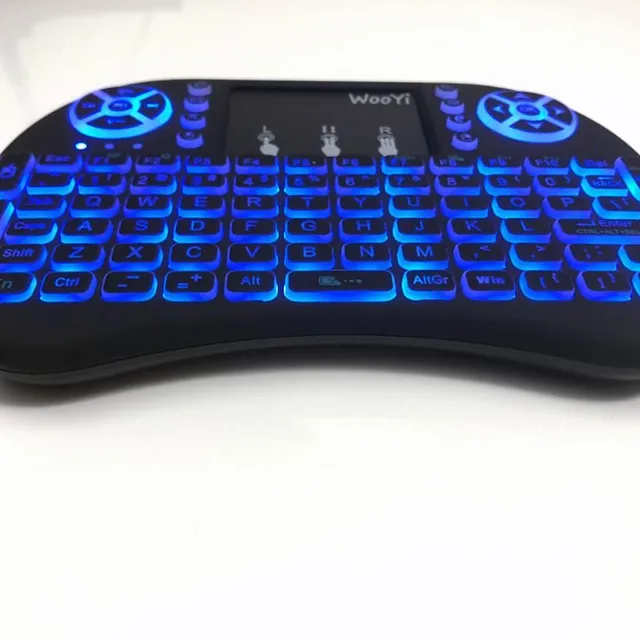 Podsvietená mini klávesnica - 8 farieb