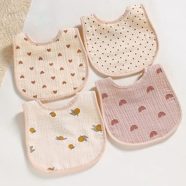 Baby cotton bib - various motifs