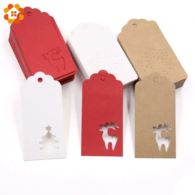 Christmas paper labels Mia