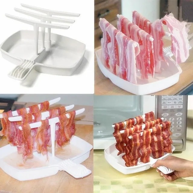Jednoduchý výrobník slaniny do mikrovlnnej rúry