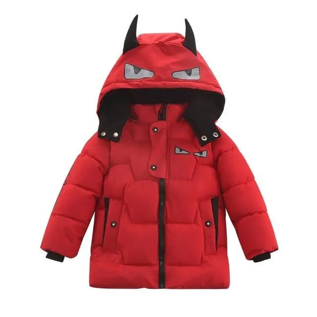 Lange Winterjacke für Kinder