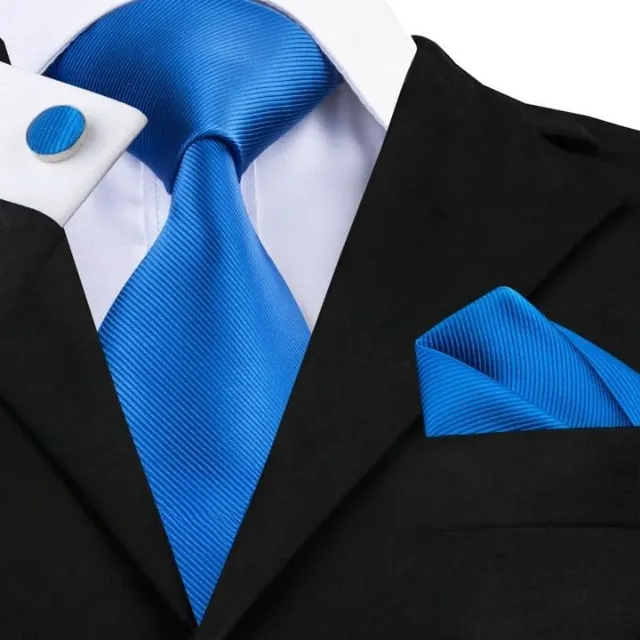 Men's luxury business set | Tie, Handkerchief, Cufflinks