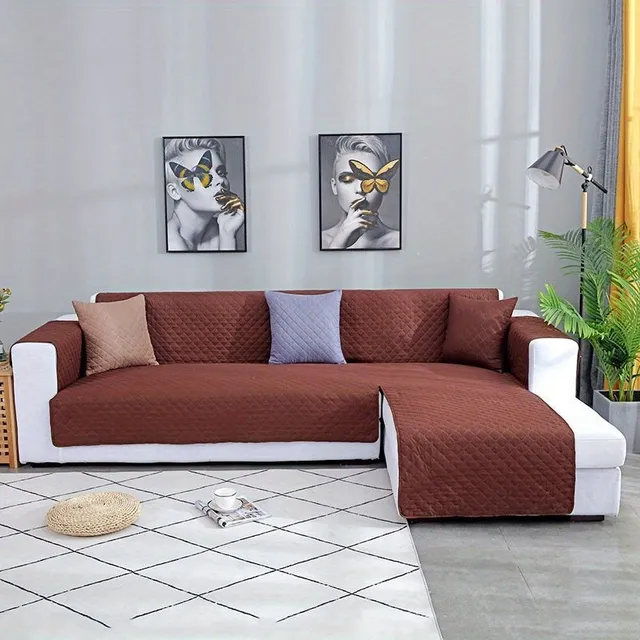 Waterproof sofa cover for furniture protection - reversible, easy to clean and ideal for bedroom, office and living room decoration