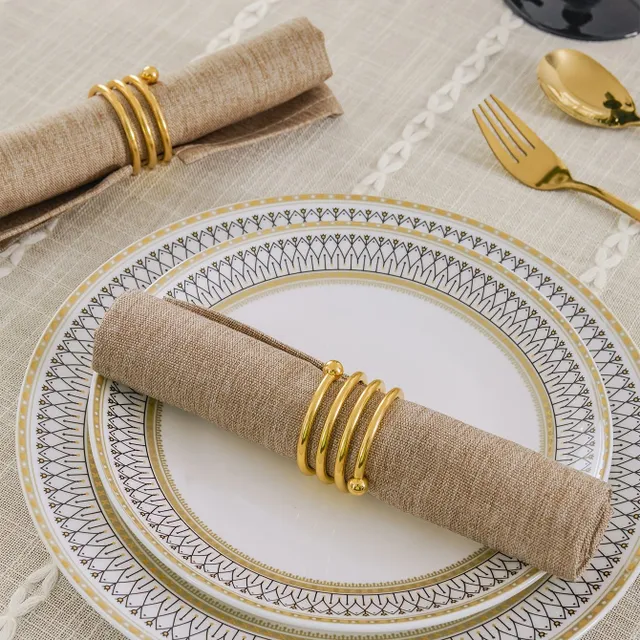 6ks Krásne servítky na svadby, narodeniny a večierky - uniformné servítky na večeru pre deluxe zážitok z jedla