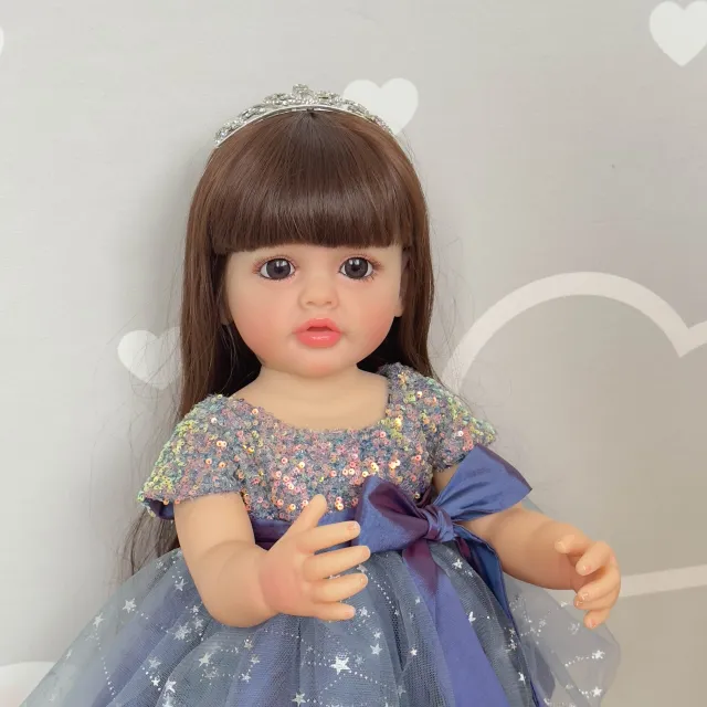 Realistic doll baby with soft touch skin