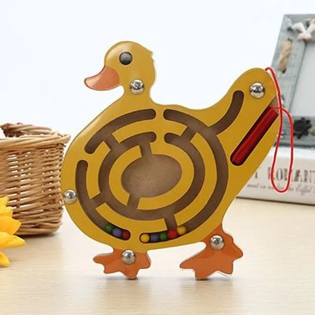 Wooden Magnetic Educational Animal