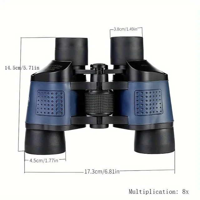 Telescop cu obiectiv de 3,6 cm și ocular de 1,8 cm, mărire 8x, rezoluție înaltă