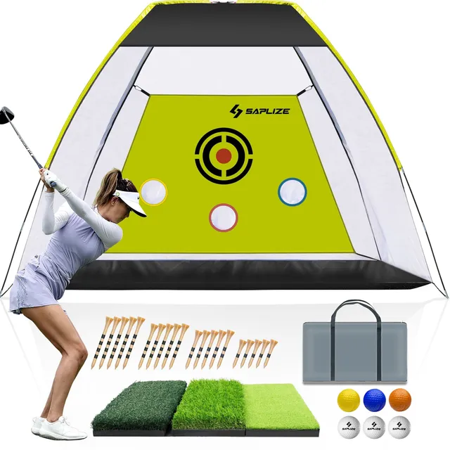 Training Network At Golf With Twig At Strikes, High Impact Network, 304,8 X 213,36 Cm, Large Size S Holes For Exercise Clipping, For Outdoor/Indoor/Garden Yard